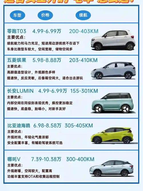 5万左右电动汽车排行榜(五万元左右的电动汽车哪款好)